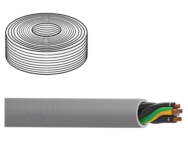 Cablu MACHFLEX 350YY neecranat 4x0,75mm2 50m