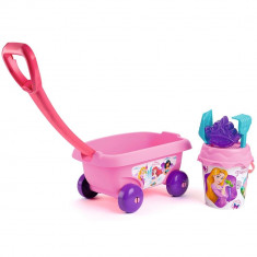 Set jucarii nisip Smoby Carucior Disney Princess cu accesorii foto