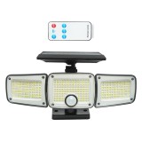 Lampa LED solara 30W cu senzor de miscare, telecomanda si IP65