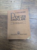 Vasile Alecsandri, Poezii popolare - V. Alecsandri
