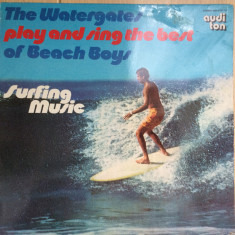 the watergates play and sing the best of beach boys disc vinyl muzica surf VG+