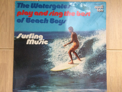 the watergates play and sing the best of beach boys disc vinyl muzica surf VG+ foto