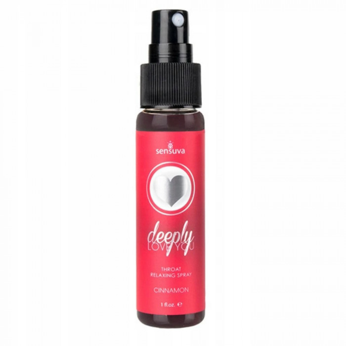 Spray relaxant pentru g&acirc;t - Sensuva Deeply Love You Cinnamon 30 ml