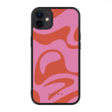 Husa iPhone 12 - Skino Heat Wave, roz
