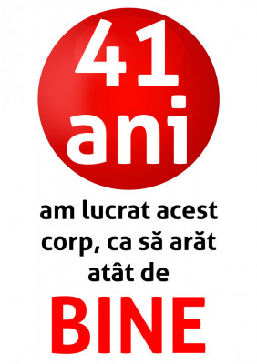 Tricou personalizat X ani am lucrat acest corp foto