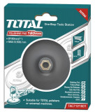 TOTAL - Disc de lustruit cu flansa - 180mm - MTO-TAC7121801