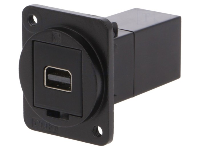 Adaptor Mini DisplayPort soclu montare panou