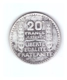 Moneda Franta 20 francs/franci 1929, stare buna, curata