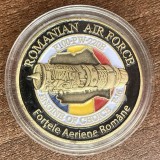 S C7 11 - Medalie / coin tematica militara - aviatie - Armata romana - Fortele aeriene romane - F16