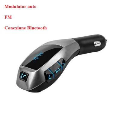 Car Kit auto cu functie de modulator FM ,Bluetooth foto