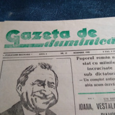 ZIARUL GAZETA DE DUMINICA NR 17 NOIEMBRIE 1990
