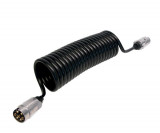 Cablu electric curent Carpoint flexibil pentru remorca cu 7 pini cu fisa metalica si conectie pt lampa ceata, Carpoint Olanda