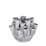 Cumpara ieftin Set 2 vaze flori ceramica albastra Iku 19.5x15 cm