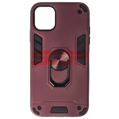 Toc TPU+PC Armor Ring Case Apple iPhone 11 Wine foto