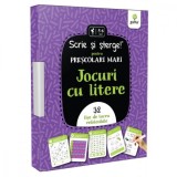 Cumpara ieftin Jocuri cu litere, Prescolari mari, Scrie si sterge, Gama