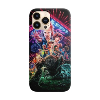 Husa compatibila cu Apple iPhone 13 model Stranger Things, Silicon, TPU, Viceversa foto