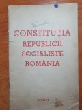 Constitutia Republicii Socialiste Romania 1965, Epoca de Aur, Carte Bibliofilie, 32 pagini