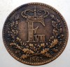 J.049 DANEMARCA 1 SKILLING RIGSMONT 1863, Europa, Bronz