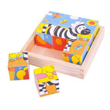 Puzzle cubic - safari, BigJigs Toys