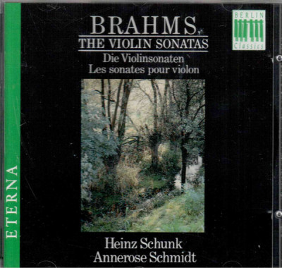 CD Johannes Brahms &amp;lrm;&amp;ndash; The Violin Sonatas Nou (SIGILAT) (M) foto