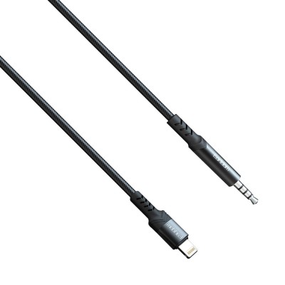 Cablu adaptor compatibil Iphone Lightning la mufa audio Jack 3.5mm tata Casti/Boxe, 1m foto