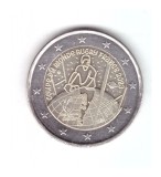 Moneda 2 euro Franta 2023 Campionatele Mondiale de Rugby, cu luciu