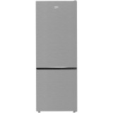 Combina frigorifica Beko B3RCNE564HXB, 490 l, H 192 cm, No Frost, Clasa E, Functie congelare rapida, Door open buzzer, Iluminare LED, Metal Look