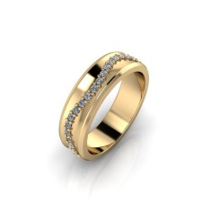 Verigheta dama din aur galben - 58