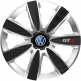 Cumpara ieftin Set 4 Capace Roti GTX Carbon Gri-Negru R15, Pentru Volkswagen, Autohelix MSA