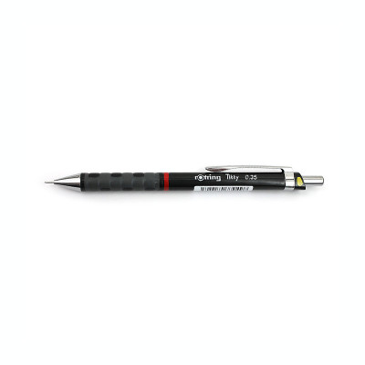 Creion mecanic Rotring Tikky 0.35 mm negru foto