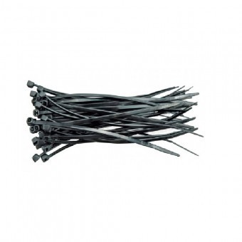 Coliere din plastic 360X4.8mm,100buc, negru, Vorel 73896 foto