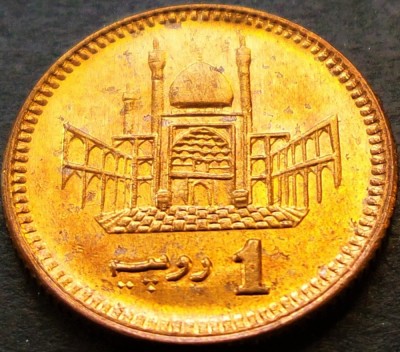 Moneda exotica 1 RUPIE - PAKISTAN, anul 2005 * cod 56 = UNC foto