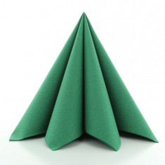 Servetele de masa festive Linclass - Dark Green (verzi) / 40 x 40 cm / 50 buc