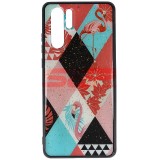Husa Silicon Huawei P30 Pro, Protectie UV, Model Flamingo