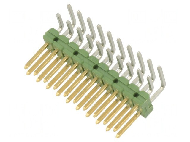 Conector pini tată 10 pini 90&deg; 2,54mm