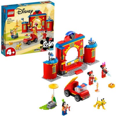 LEGO Disney Mickey and Friends - Statia si camionul de pompieri ale lui Mickey si prietenilor sai 10776, 144 piese foto