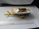 Bnk jc Matchbox King Size Trailer cu barca