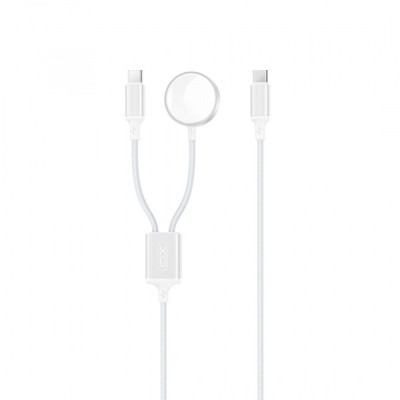 Cablu Incarcare XO Design CX030 pentru Apple Watch Series, Alb foto