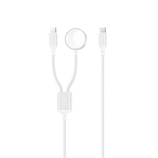Cablu Incarcare XO Design CX030 pentru Apple Watch Series, Alb