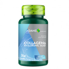 Collagen cu Acid Hialuronic 30 capsule Adams Vision