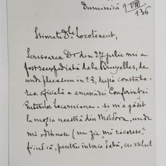 SCRISOARE EXPEDIATA DE DIMITRIE I. GHIKA ( 1875-1967 ) , FOST MINISTRU DE EXETRNE , SEMNATA OLOGRAF , BOZIENI BALS , ROMAN , 9 AUGUST , 1939