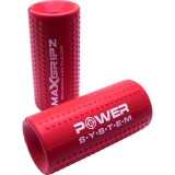 Power System Mx Gripz m&acirc;nere priză pentru ganteră culoare Red M 2 buc