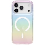 Husa Telefon, Flippy, Compatibila iPhone 17 Pro Max, Model Cameleon, Magsafe, Schimbare Gradient de Culoare din Unghiuri Diferite, Multicolor