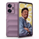Husa antisoc pentru motorola edge 50, margini striate, magic shield, purple