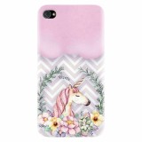 Husa silicon pentru Apple Iphone 4 / 4S, Aesthetic Unicorn