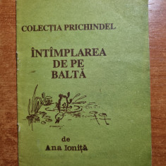 carte pentru copii -intamplarea de pe balta - ana ionita - din anul 1991