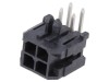 Soclu cablu-placă Micro-Fit 3.0 4 pini 2x2