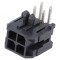 Soclu cablu-placă Micro-Fit 3.0 4 pini 2x2