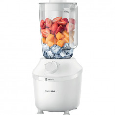 Blender Philips Seria3000 HR2041/00, Sistem ProBlend, capacitate maxima 1.9L, capacitate efectiva 1L, 1 viteza + buton Pulse, picioare antivibratie, A