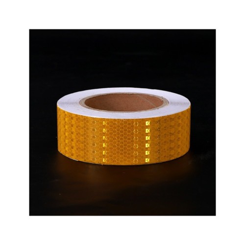 Banda reflectorizanta tip fagure culoare Galben 5cmx25m Cod: CH-022Y Automotive TrustedCars